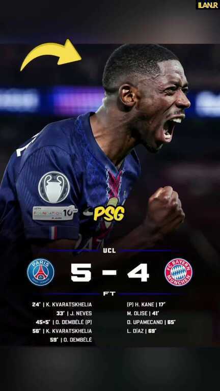 PSG 5-4 Bayern