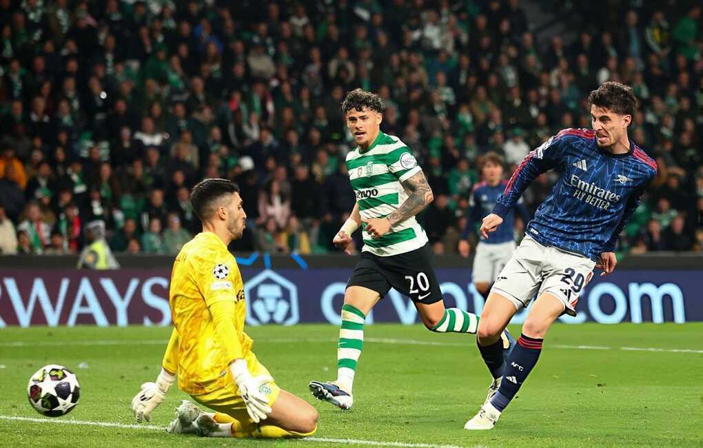 Phản ứng của Havertz sau khi giúp Arsenal phá dớp sân Sporting