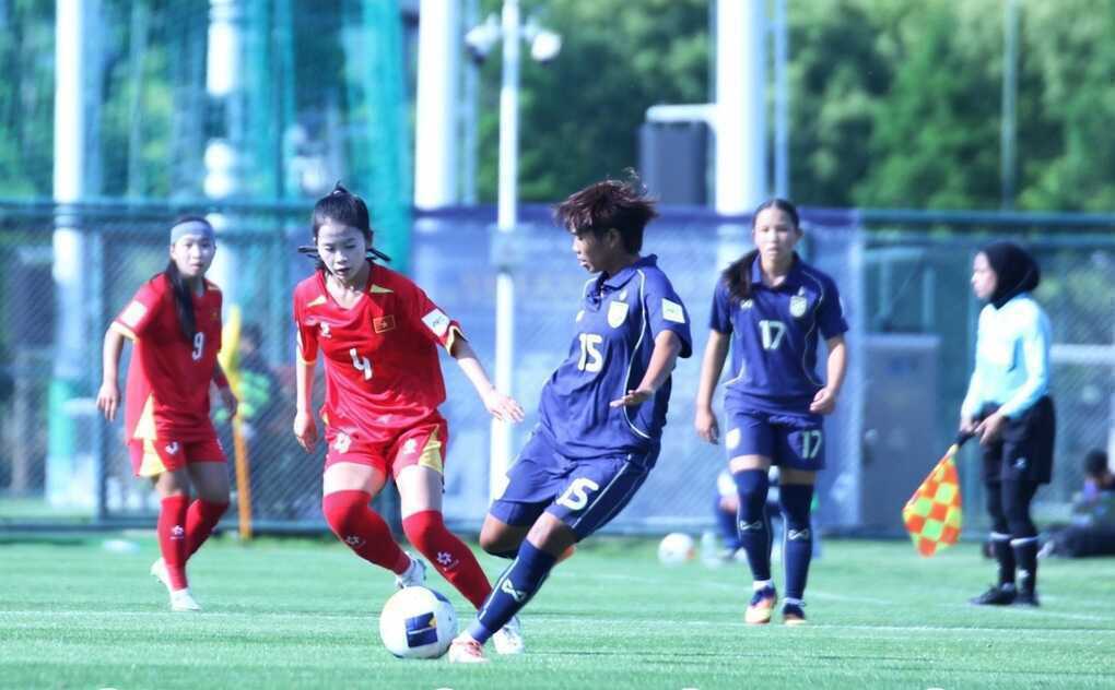U17 nữ Việt Nam hoà kịch tính Thái Lan ở giải châu Á - 3