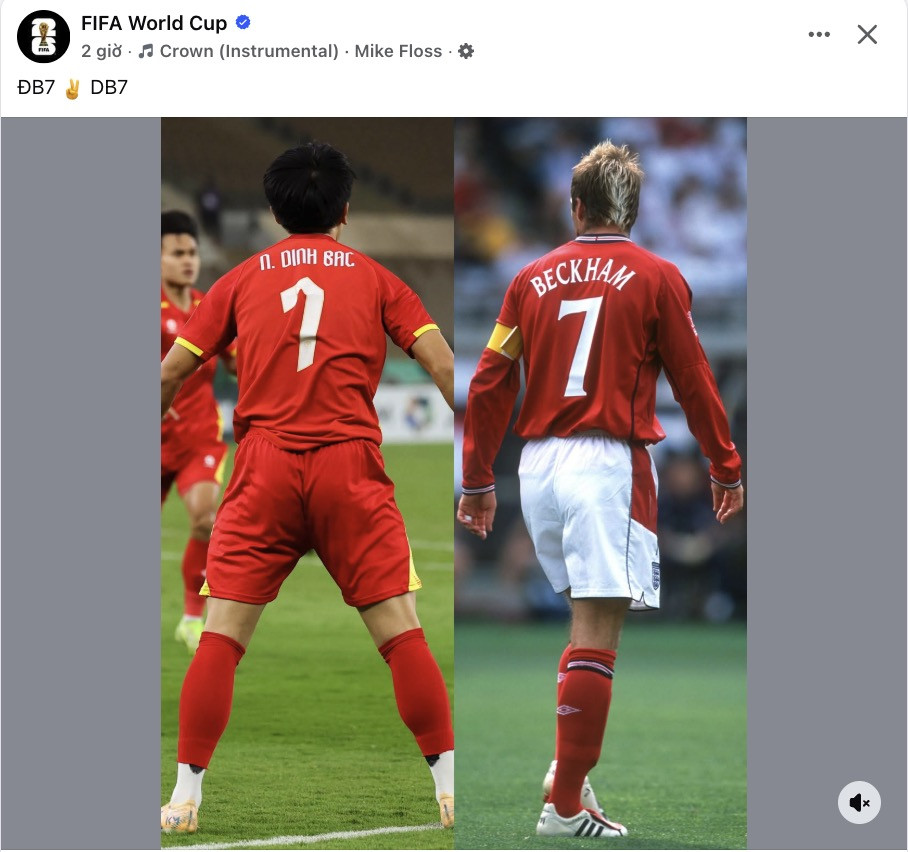 FIFA bất ngờ ví Đình Bắc như `chàng lãng tử` của bóng đá Anh