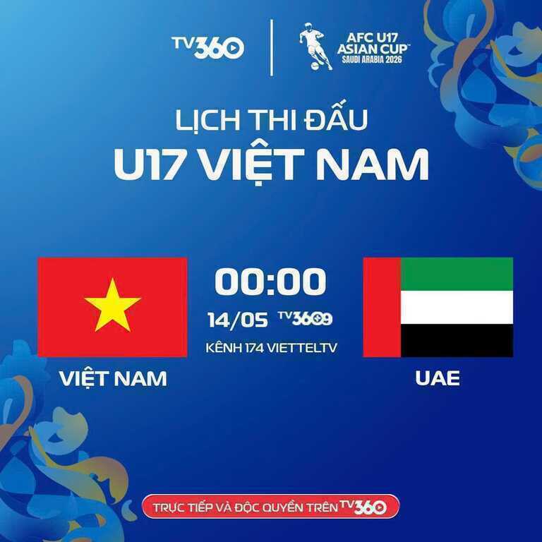 Xem trực tiếp trận đấu U17 Việt Nam gặp U17 UAE ở đâu? - 4