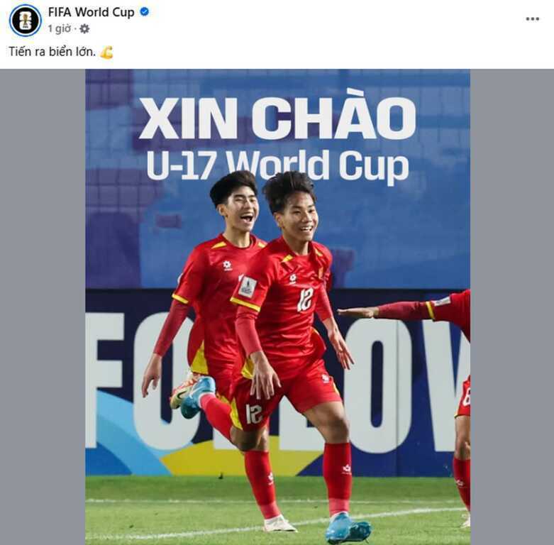 FIFA lên tiếng sau khi U17 Việt Nam giành vé tham dự World Cup