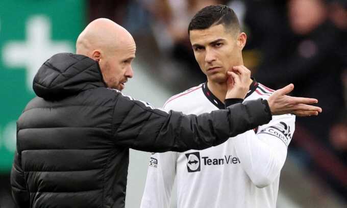 Nội bộ Man Utd từng chia rẽ vì Ronaldo không chịu pressing