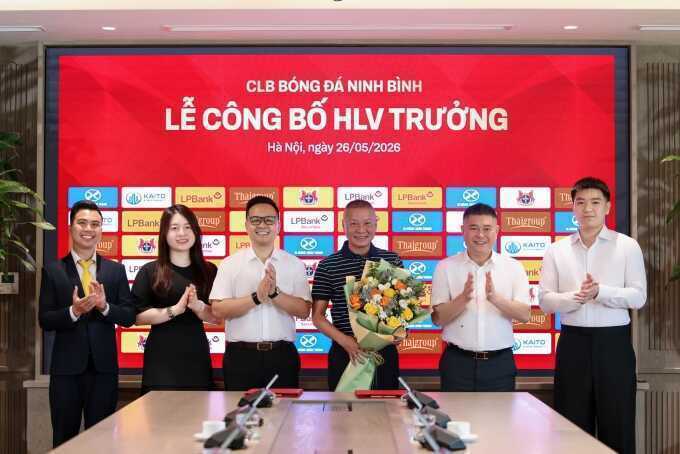 CLB Ninh Bình lần thứ ba thay HLV trong một mùa