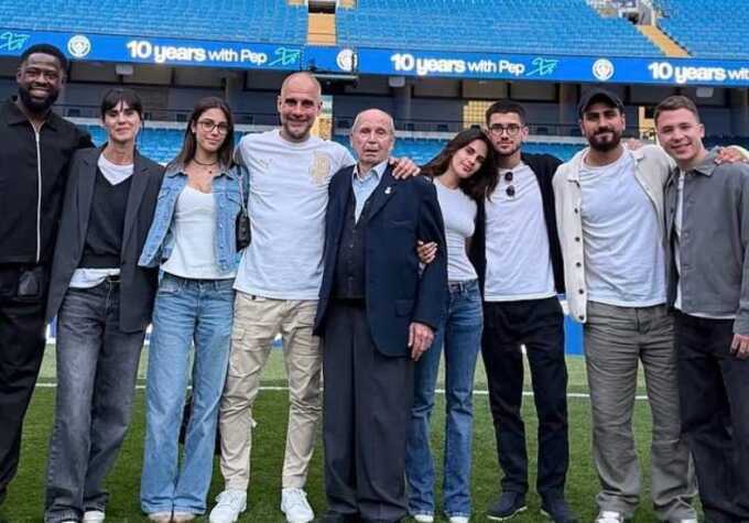 Guardiola làm lành với vợ