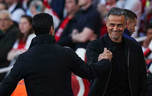 Arteta hết lời ca ngợi Luis Enrique thềm chung kết C1