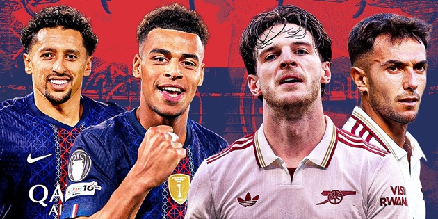 PSG sung sức đấu Arsenal kiệt quệ ở chung kết Champions League