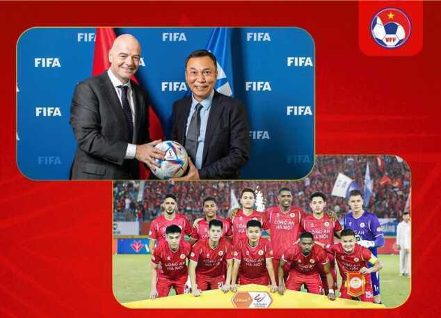 Chủ tịch FIFA gửi thư tán dương chức vô địch V-League của CAHN