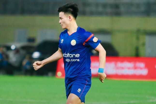 Nguyễn Thanh Nh&agrave;n chơi ấn tượng tr&ecirc;n h&agrave;ng c&ocirc;ng của PVF-CAND. Ảnh: CLB PVF-CAND.