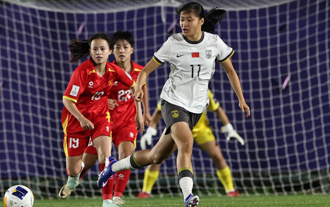 U17 nữ Việt Nam thua Trung Quốc 0-3 ở giải châu Á