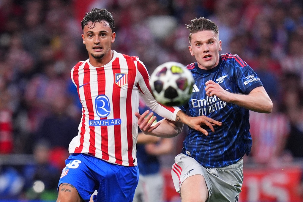 Siêu máy tính dự đoán kết quả trận đấu Arsenal gặp Atletico Madrid