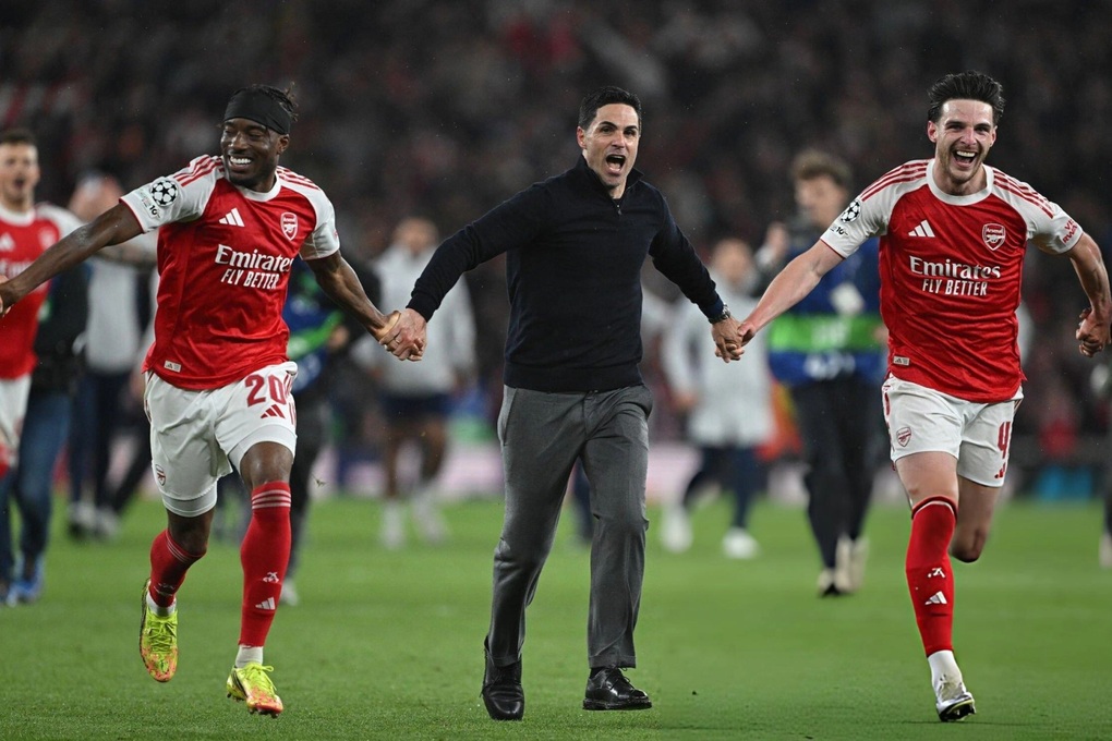 Arsenal vào chung kết Champions League, HLV Arteta mơ cú đúp lịch sử