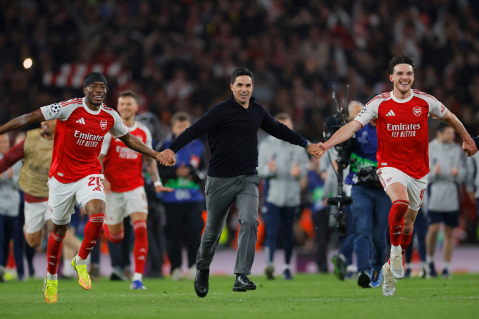 Arteta: `Tôi không thể tự hào hơn khi Arsenal vào chung kết Champions League`