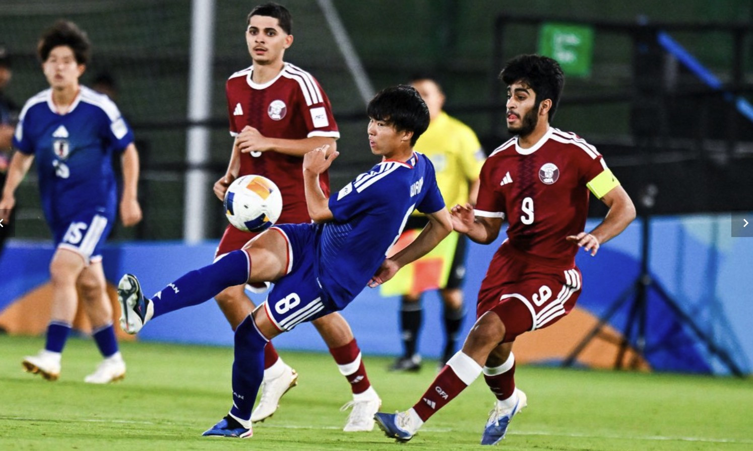 U17 Nhật Bản phô diễn sức mạnh trước U17 Qatar