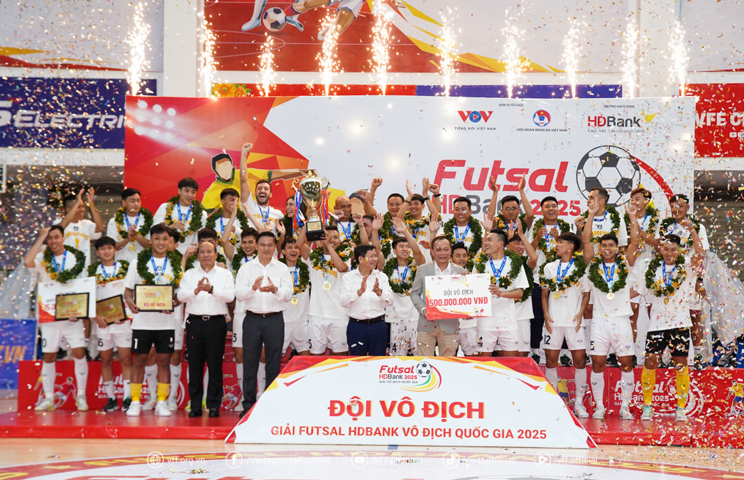 Giải futsal VĐQG 2026 cho dùng 1 ngoại binh, 1 cầu thủ gốc Việt
