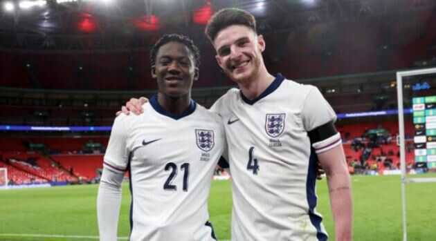 Vì sao Declan Rice hoài nghi về Kobbie Mainoo?