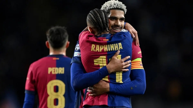 Barca lo sốt vó với chấn thương của Raphinha và Araujo