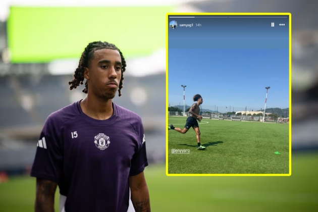 Leny Yoro tự rèn thể lực, quyết bám trụ ở Man United