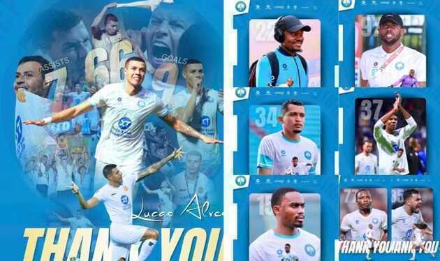Lucas Alves l&agrave; ngoại binh thứ 8 rời CLB Nam Định sau m&ugrave;a 2025/26. Ảnh: CLB Nam Định.