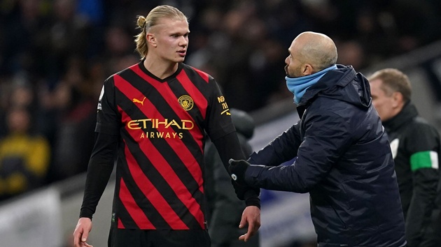 Maresca l&agrave; th&agrave;nh vi&ecirc;n ban huấn luyện của Man City khi Erling Haaland gia nhập c&acirc;u lạc bộ. (Ảnh: Sky Sports)