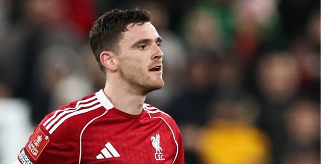 Andy Robertson sẽ là thủ lĩnh tinh thần mới tại Tottenham