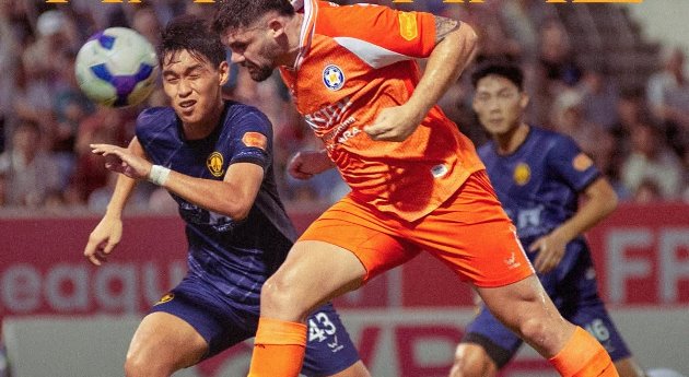 Đ&agrave; Nẵng gi&agrave;nh chiến thắng chung cuộc 4-0 để trụ hạng th&agrave;nh c&ocirc;ng.
