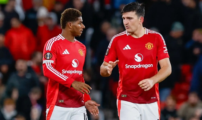 Maguire gửi thông điệp tới Carrick về trường hợp Rashford
