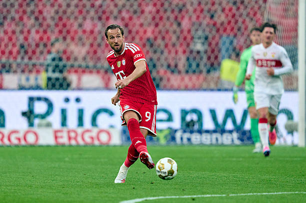 Harry Kane l&agrave; ng&ograve;i nổ đ&aacute;ng ch&uacute; &yacute; tr&ecirc;n h&agrave;ng c&ocirc;ng Bayern Munich. Ảnh: Getty Images. 