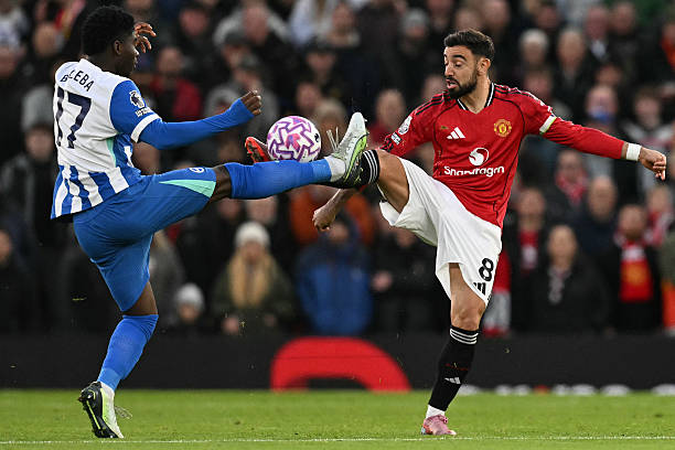 Baleba c&oacute; thể l&agrave; đồng đội của Bruno Fernandes ở m&ugrave;a b&oacute;ng mới. Ảnh: Getty Images.