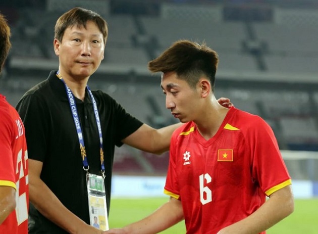 &Ocirc;ng Kim c&oacute; cơ sở để tự tin trước m&agrave;n t&aacute;i đấu với Th&aacute;i Lan. Ảnh: VFF.