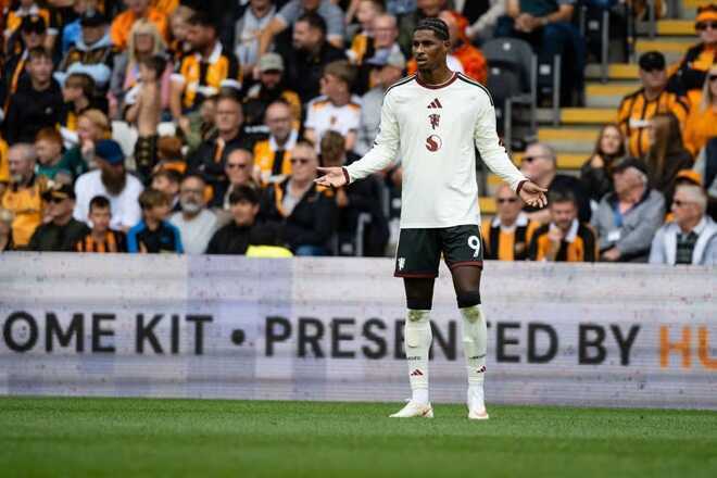 Rashford nỗ lực d&ugrave; kh&ocirc;ng thể gi&uacute;p MU ghi b&agrave;n. Ảnh: Getty.