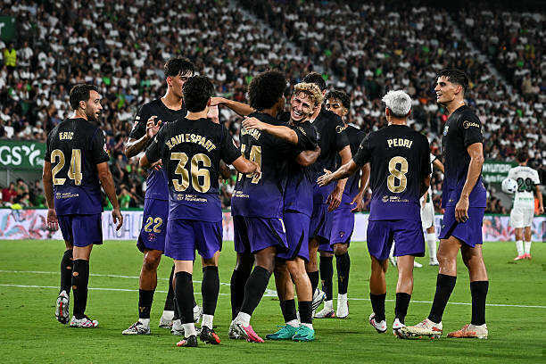 Những t&acirc;n binh của Barcelona ra mắt ấn tượng. Ảnh: Getty Images