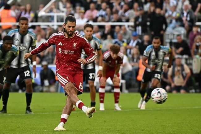 Szoboszlai ghi bàn phút bù giờ, Liverpool hòa nghẹt thở với Newcastle