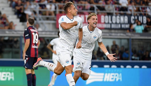 Lazio hạ gục Bologna nhờ pha lập công của Frattesi