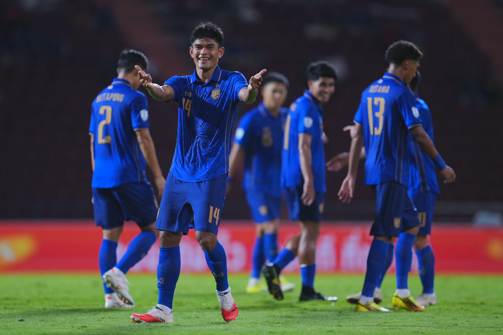 D&ugrave; phải l&agrave;m kh&aacute;ch, Th&aacute;i Lan vẫn được nhận định sẽ gi&agrave;nh trọn 3 điểm. Ảnh: FA Thailand.
