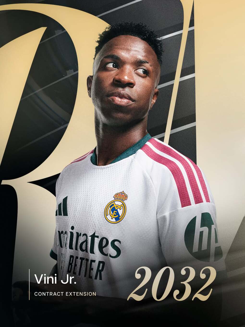 Vinicius gia hạn hợp đồng với Real đến 2032