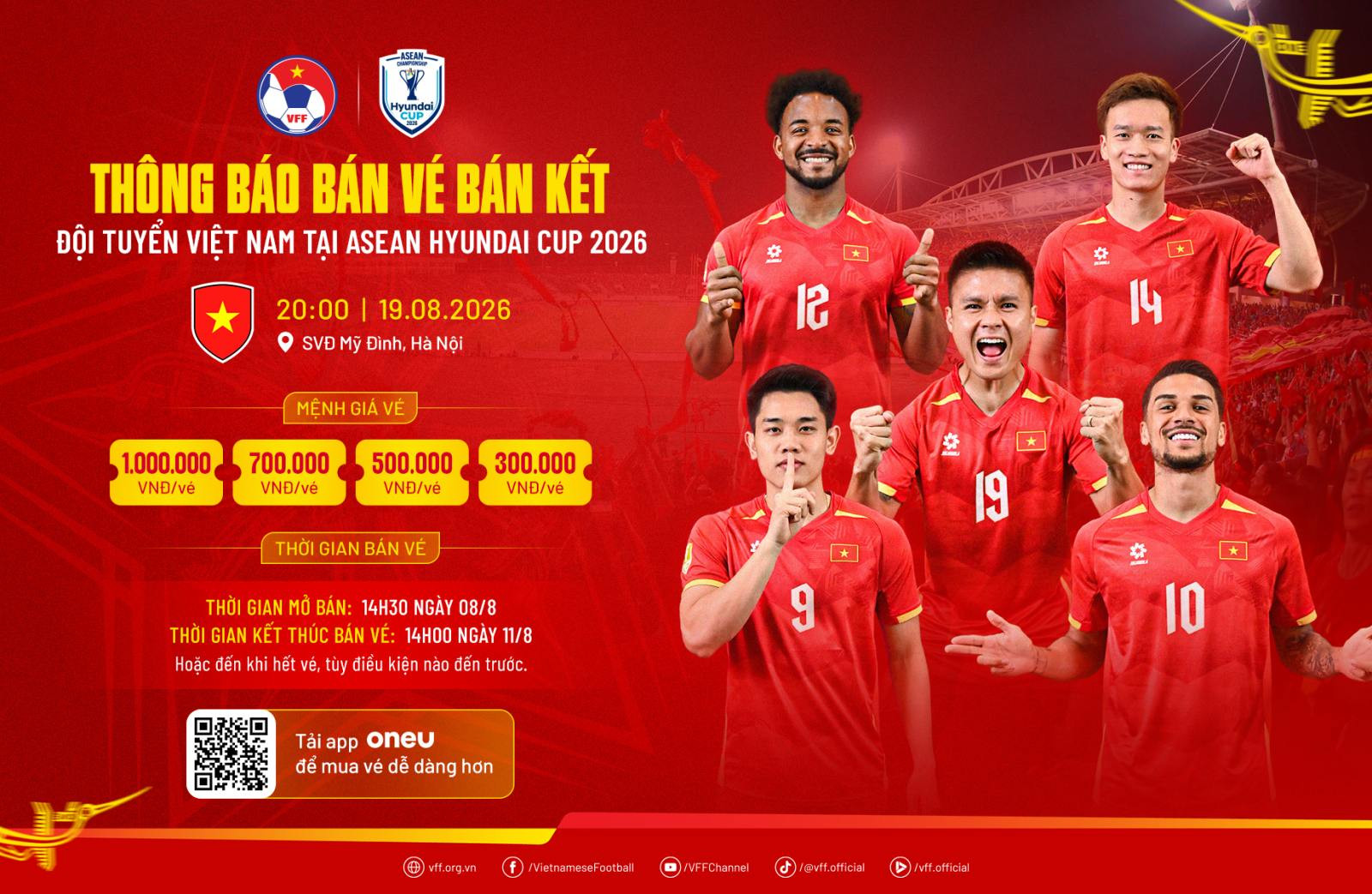 Tin bóng đá - Hé lộ giá vé xem tuyển Việt Nam ở bán kết bán kết ASEAN Cup 2026