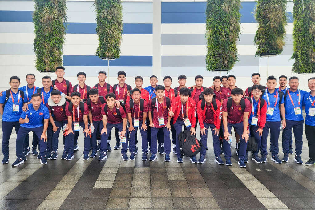 U23 Việt Nam đến Nhật Bản, chuẩn bị chinh phục đấu trường Asiad