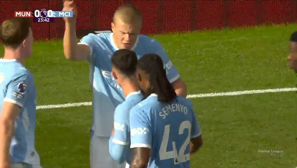 Khi Haaland đang là thủ lĩnh của Man City
