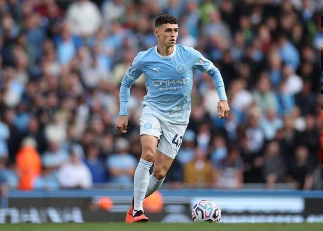 Phil Foden đang c&oacute; chuỗi kh&ocirc; hạn b&agrave;n thắng k&eacute;o d&agrave;i. Ảnh: EPA.