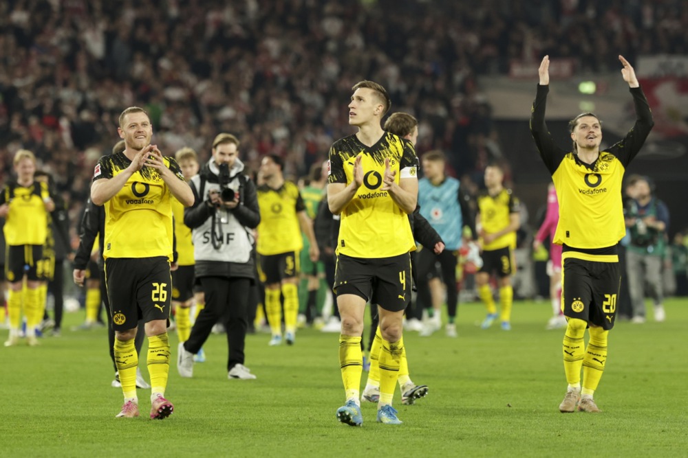 Dortmund đ&atilde; gi&agrave;nh chiến thắng trong lần gần nhất hai đội chạm tr&aacute;n. Ảnh: EPA IMAGES. 
