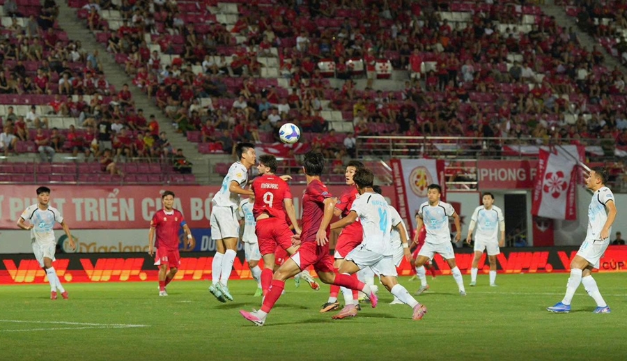 Hải Ph&ograve;ng sớm dừng bước tại Cup Quốc gia 2026/27. Ảnh: Hải Ph&ograve;ng FC.