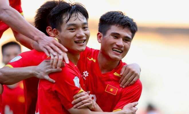 U23 Việt Nam nu&ocirc;i hy vọng lọt v&agrave;o tứ kết. Ảnh: Ho&agrave;ng Hồ (VFF).