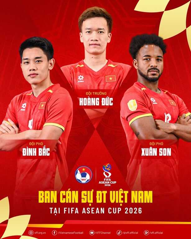Hoàng Đức làm đội trưởng tuyển Việt Nam dự FIFA ASEAN Cup