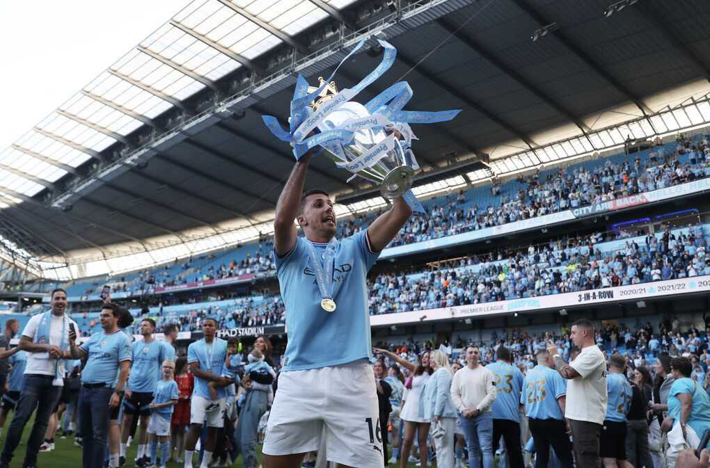 Tin bóng đá - Rodri: `Không ai có thể tước danh hiệu của Man City`