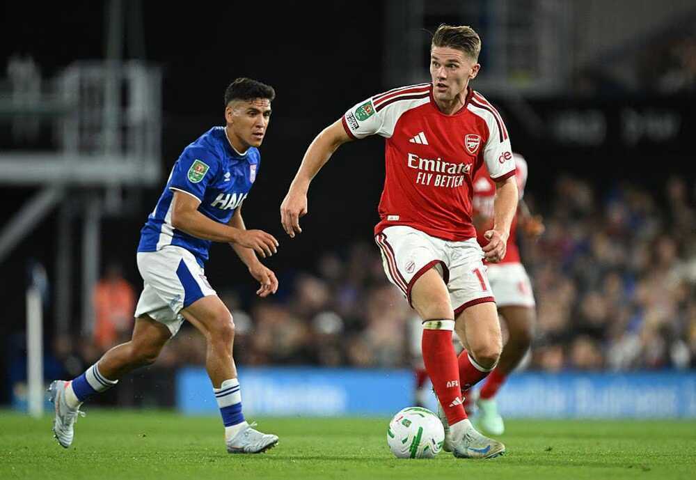 Viktor Gyokeres c&oacute; cơ hội chiếm suất đ&aacute; ch&iacute;nh. Ảnh: Arsenal FC.