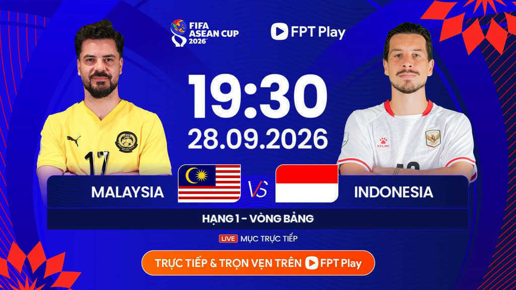 Link xem trực tiếp FIFA ASEAN Cup 2026 hôm nay 28/9