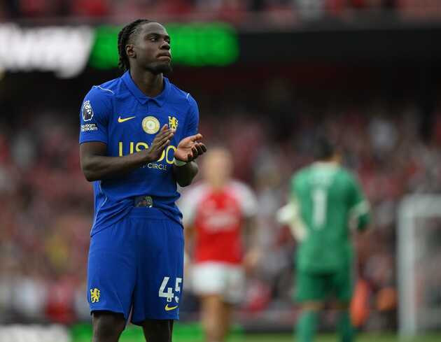 Romeo Lavia đang l&agrave; niềm hy vọng nơi tuyến giữa Chelsea. Ảnh: EPA/DANIEL HAMBURY