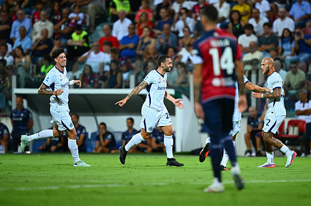 Inter Milan vừa gi&agrave;nh chiến thắng trước Cagliari. Ảnh: Inter / Getty Images.