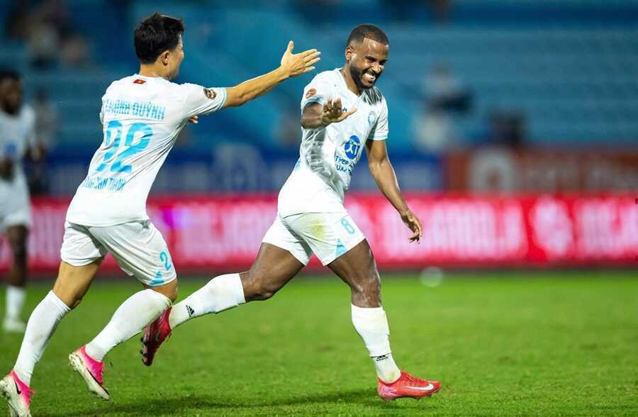 Nam Định c&oacute; chiến thắng thuyết phục tr&ecirc;n s&acirc;n nh&agrave; trước c&aacute;c vị kh&aacute;ch HAGL. Ảnh: Nam Định FC.